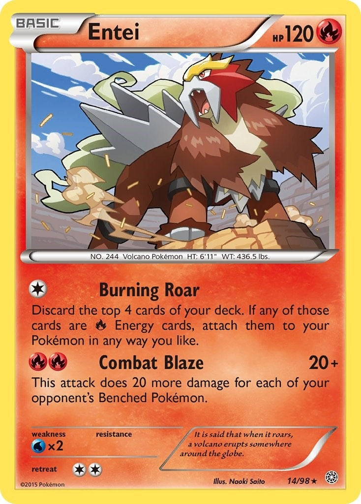 Image for Entei (14) (14/98) (AOR) - Pokemon