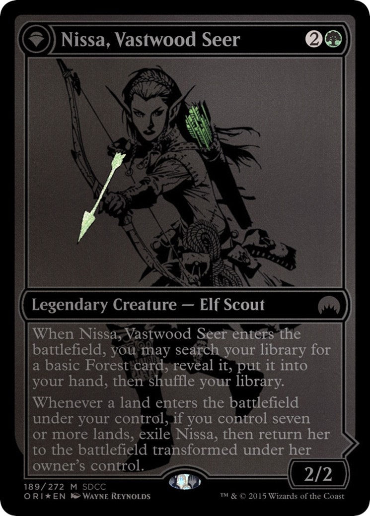Image for Nissa, Vastwood Seer (SDCC 2015 Exclusive) (189) - Magic: The Gathering