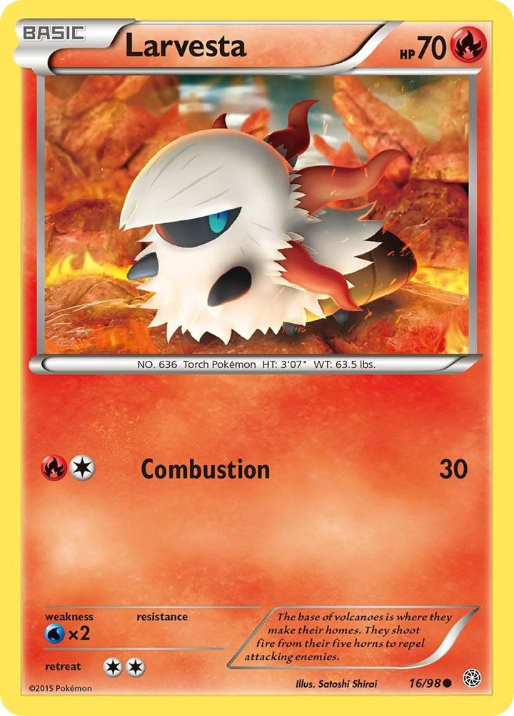 Image for Larvesta (16/98) (AOR) - Pokemon