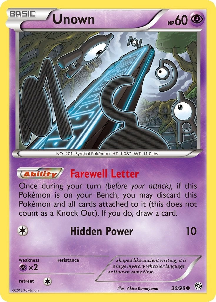 Image for Unown (30/98) (AOR) - Pokemon
