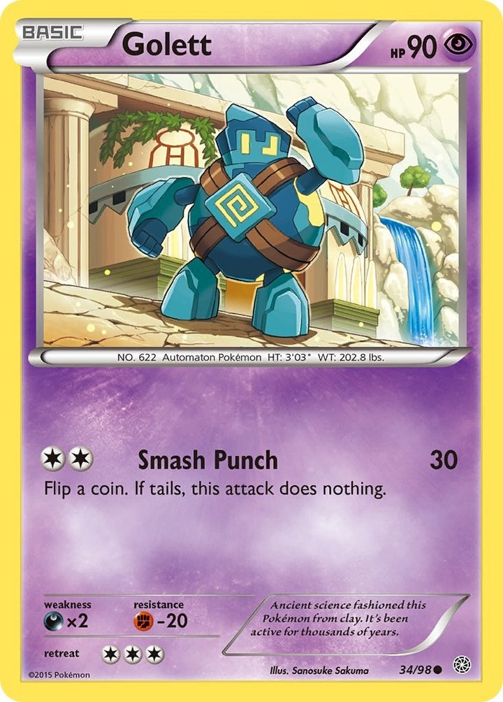 Image for Golett (34/98) (AOR) - Pokemon