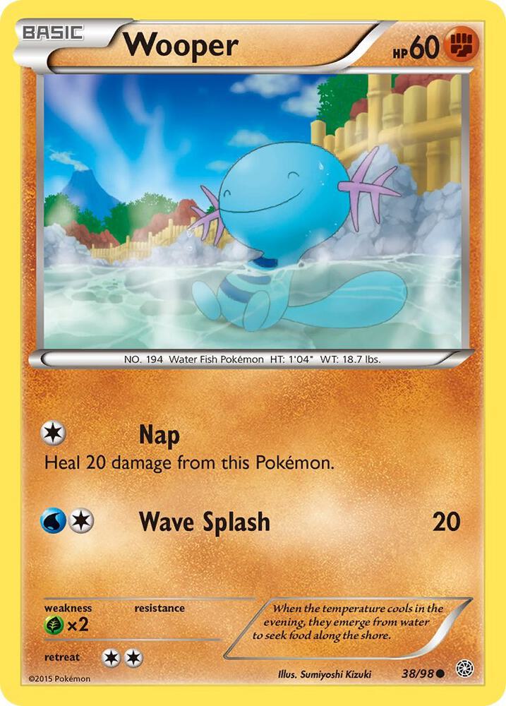 Image for Wooper (38/98) (AOR) - Pokemon