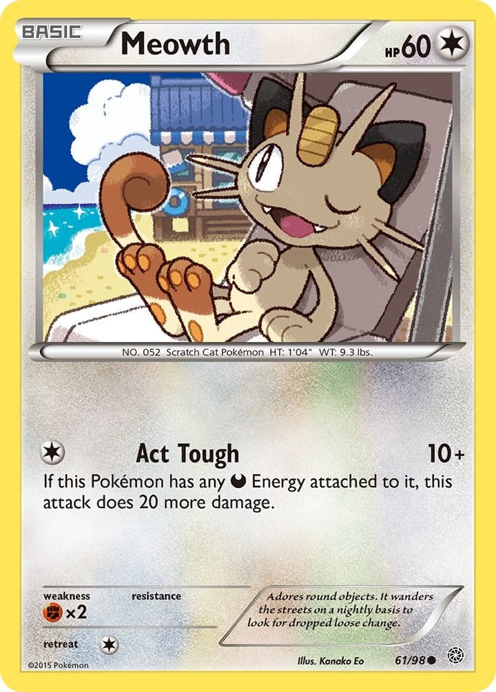 Image for Meowth (61/98) (AOR) - Pokemon