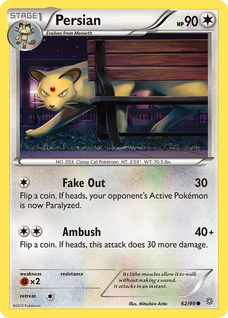 Image for Persian (62/98) (AOR) - Pokemon