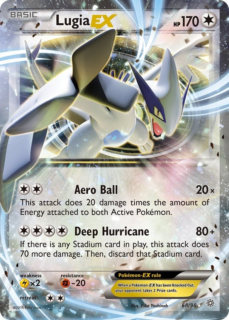 Image for Lugia EX (68/98) (AOR) - Pokemon