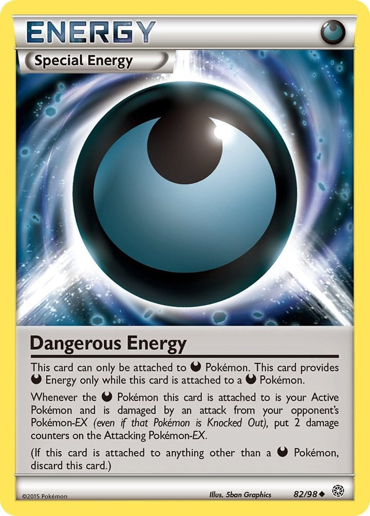 Image for Dangerous Energy (82/98) (AOR) - Pokemon