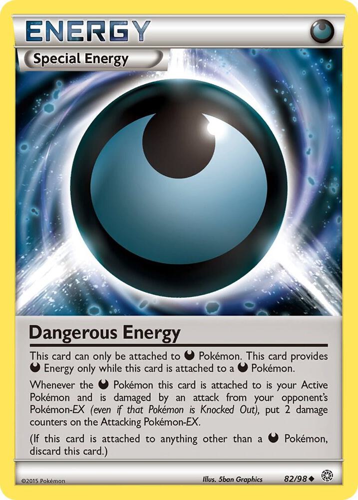 Image for Dangerous Energy (82/98) (AOR) - Pokemon