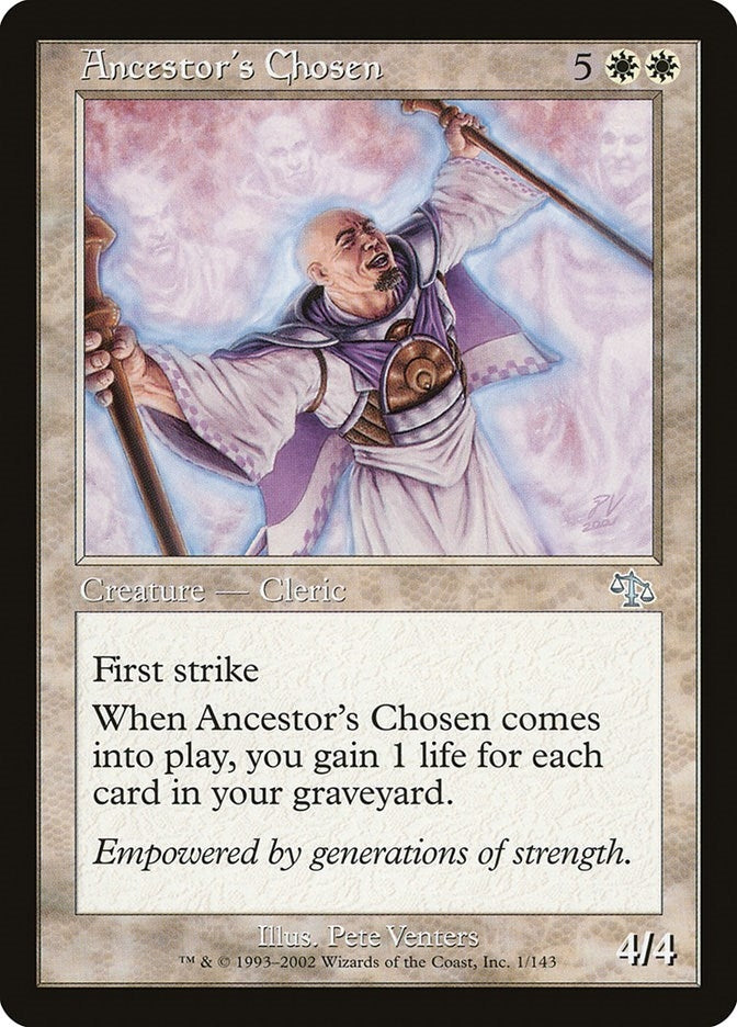 Image for Ancestor's Chosen (1) (JUD) - Magic: The Gathering