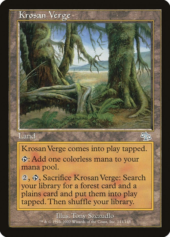 Image for Krosan Verge (141) - Magic: The Gathering