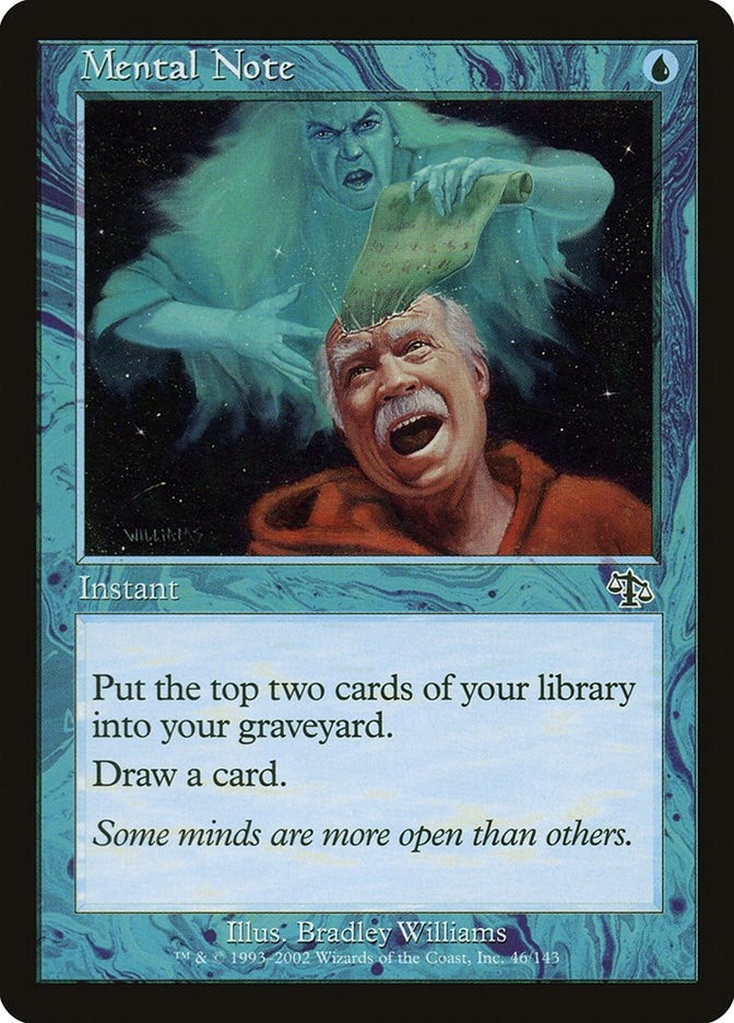 Image for Mental Note (46) - Magic: The Gathering