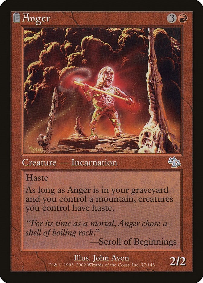 Image for Anger (77) (JUD) - Magic: The Gathering