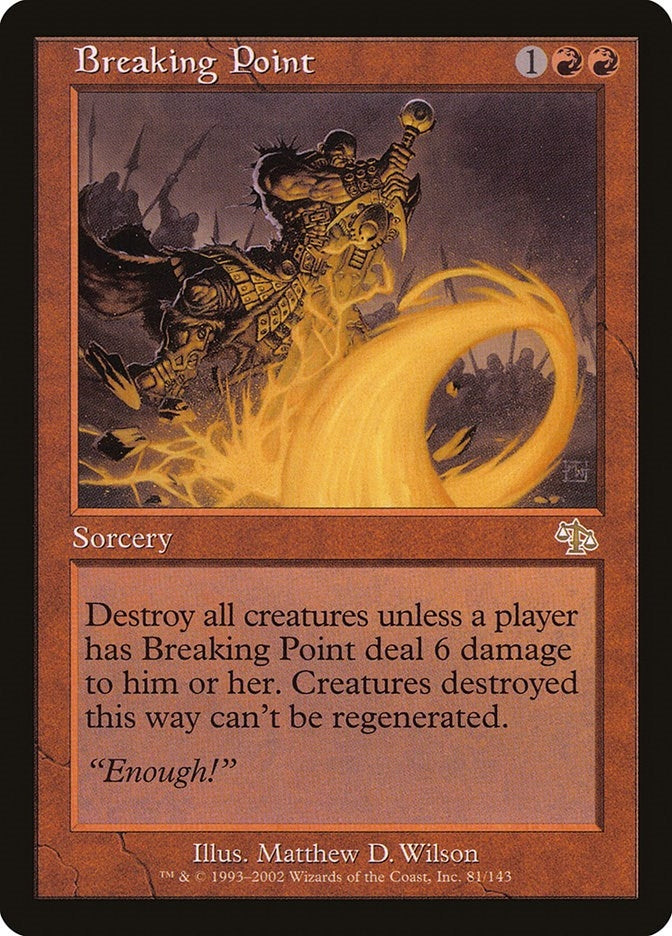 Image for Breaking Point (81) - Magic: The Gathering