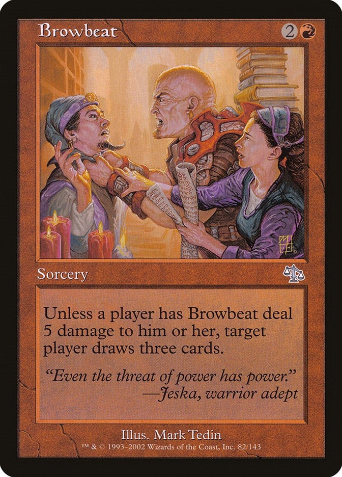 Image for Browbeat (82) - Magic: The Gathering