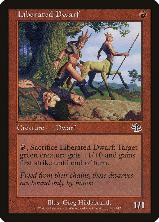 Image for Liberated Dwarf (95) - Magic: The Gathering