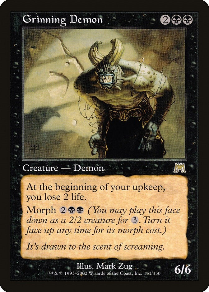 Image for Grinning Demon (153) - Magic: The Gathering