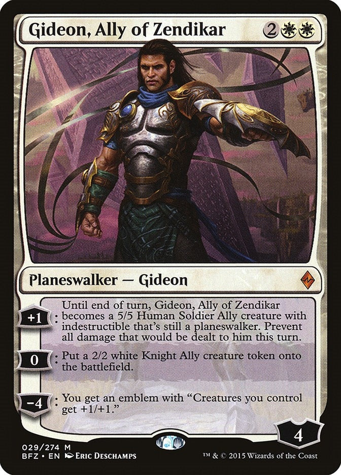 Image for Gideon, Ally of Zendikar (29) (BFZ) - Magic: The Gathering