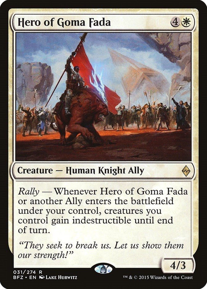 Image for Hero of Goma Fada (31) - Magic: The Gathering