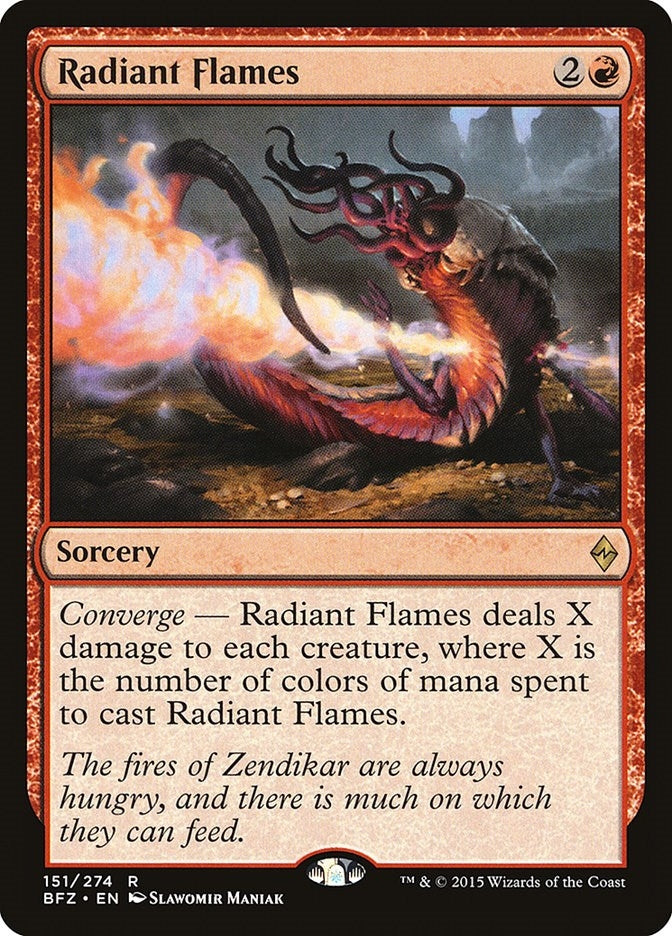 Image for Radiant Flames (151) (BFZ) - Magic: The Gathering
