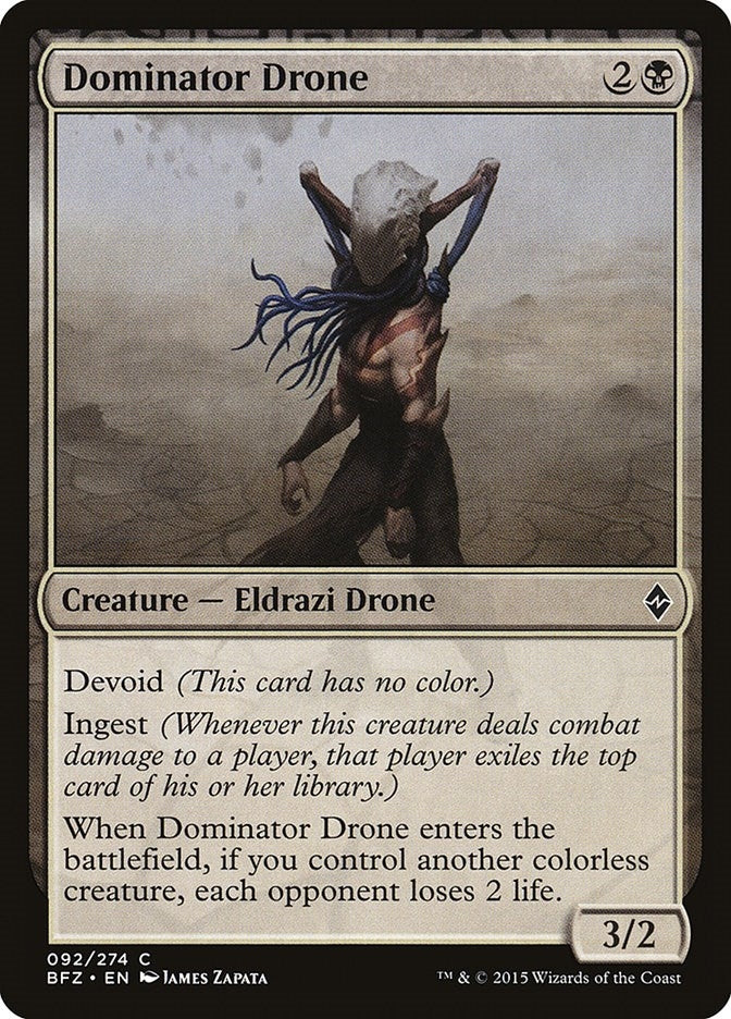 Image for Dominator Drone (92) (BFZ) - Magic: The Gathering