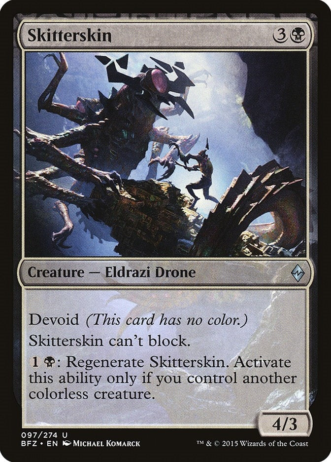Image for Skitterskin (97) (BFZ) - Magic: The Gathering
