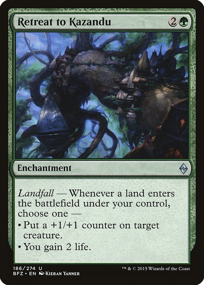 Image for Retreat to Kazandu (186) - Magic: The Gathering