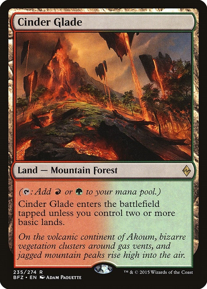 Image for Cinder Glade (235) - Magic: The Gathering