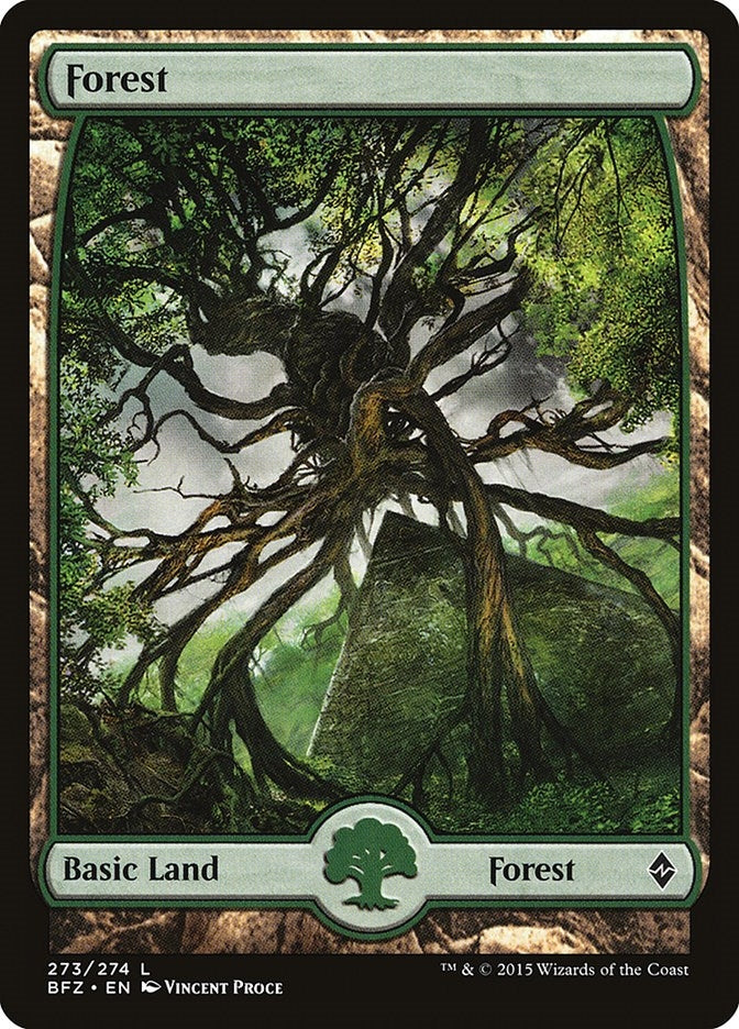 Image for Forest (273) - Full Art (273) (BFZ) - Magic: The Gathering