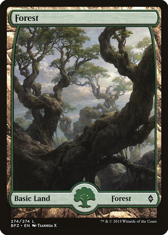 Image for Forest (274) - Full Art (274) (BFZ) - Magic: The Gathering