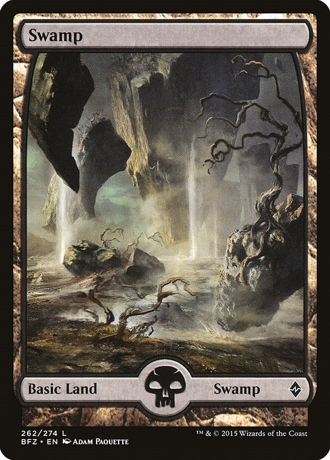 Image for Swamp (262) - Full Art (262) (BFZ) - Magic: The Gathering