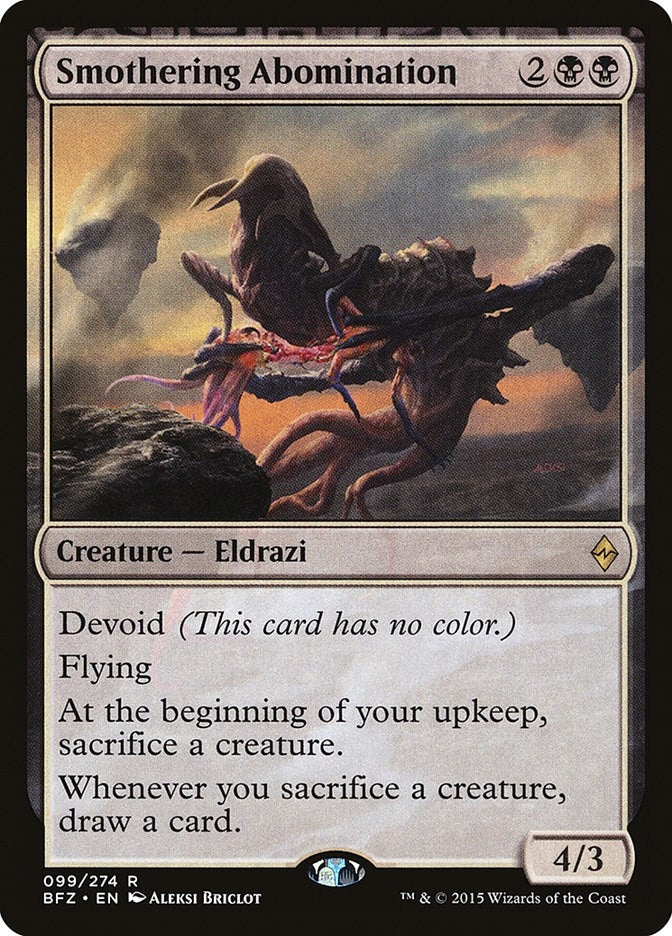 Image for Smothering Abomination (99) (BFZ) - Magic: The Gathering