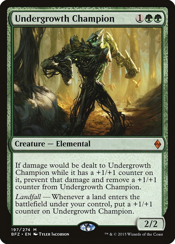 Image for Undergrowth Champion (197) (BFZ) - Magic: The Gathering