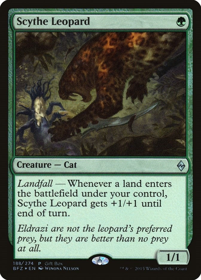 Image for Scythe Leopard (188) - Magic: The Gathering