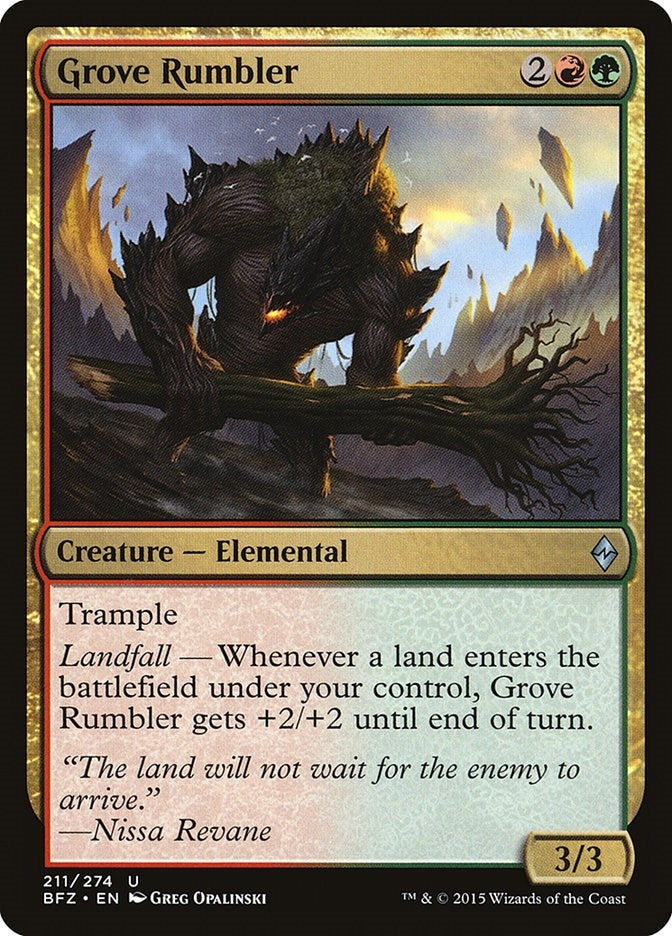 Image for Grove Rumbler (211) - Magic: The Gathering