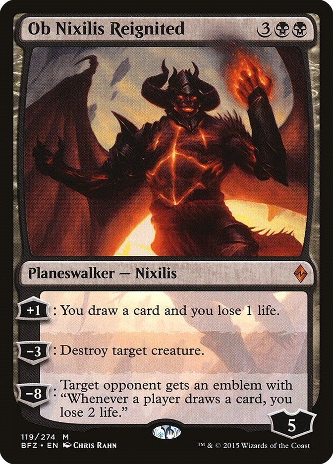 Image for Ob Nixilis Reignited (119) (BFZ) - Magic: The Gathering