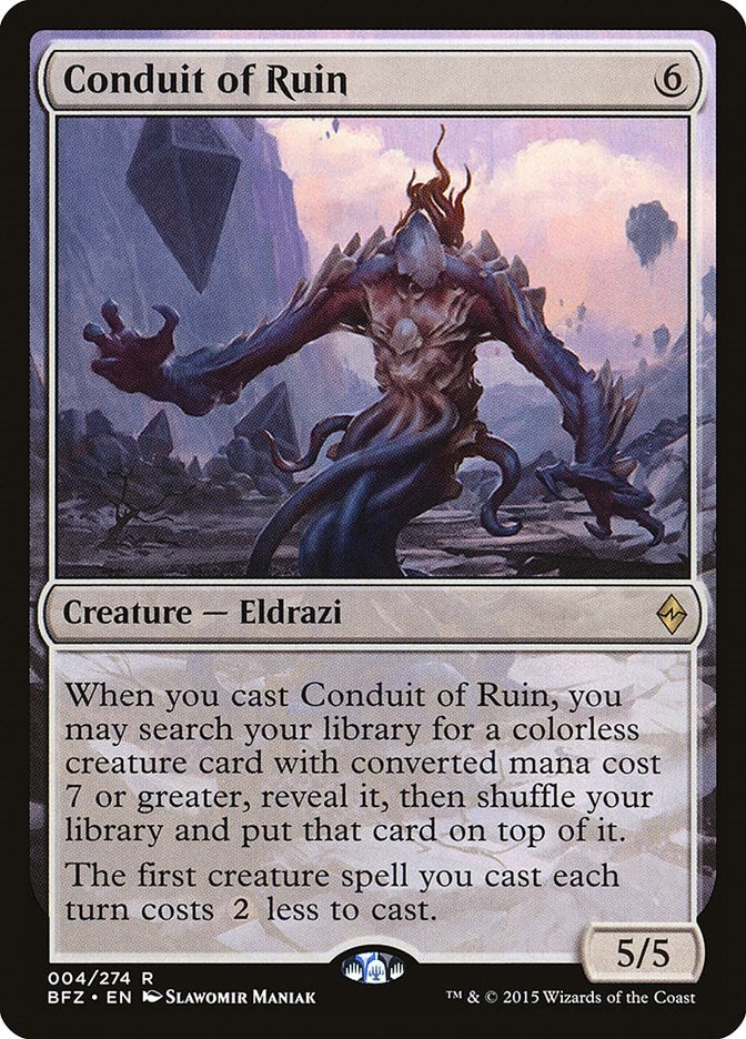 Image for Conduit of Ruin (4) (BFZ) - Magic: The Gathering