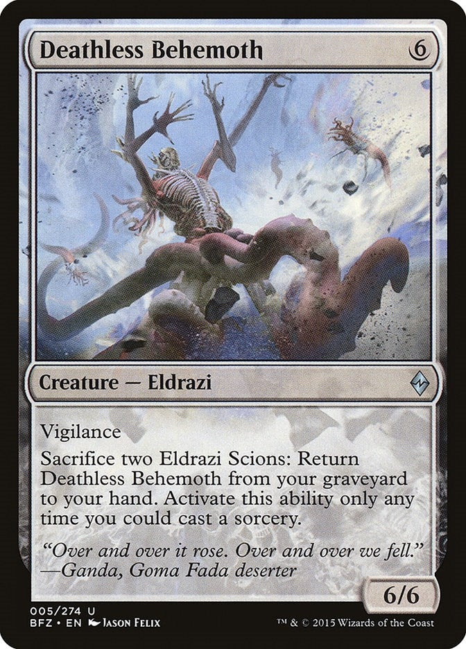 Image for Deathless Behemoth (5) - Magic: The Gathering