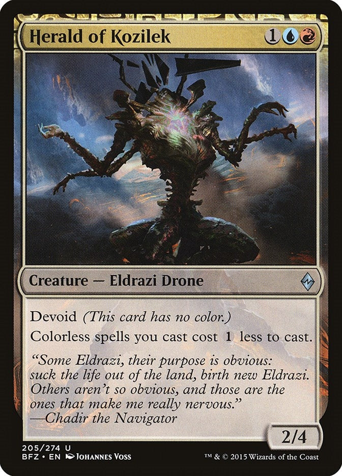 Image for Herald of Kozilek (205) - Magic: The Gathering