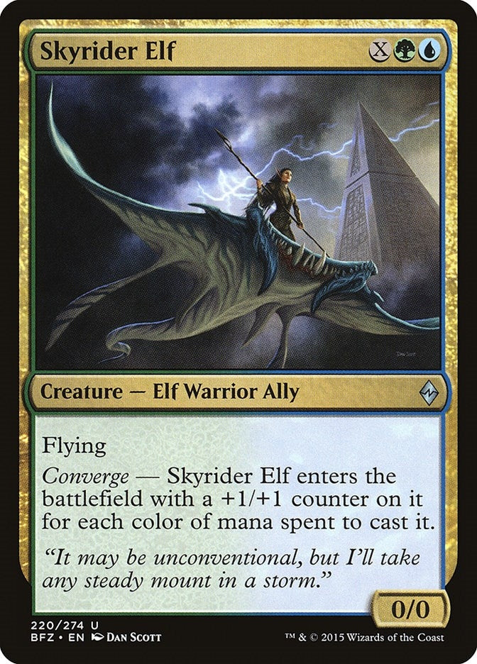 Image for Skyrider Elf (220) (BFZ) - Magic: The Gathering