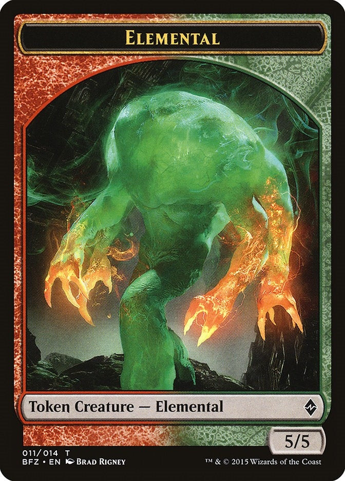 Image for Elemental Token (011) (11) (BFZ) - Magic: The Gathering