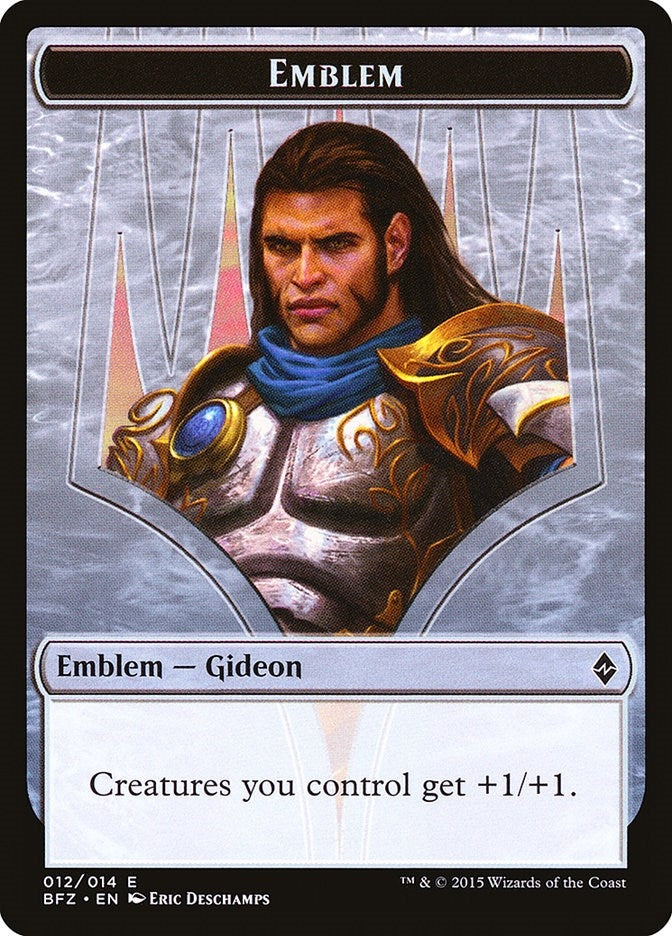 Image for Emblem - Gideon, Ally of Zendikar (12) (BFZ) - Magic: The Gathering