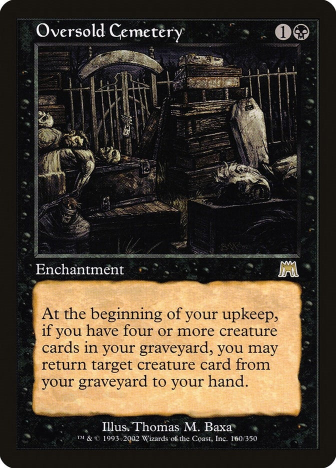 Image for Oversold Cemetery (160) - Magic: The Gathering