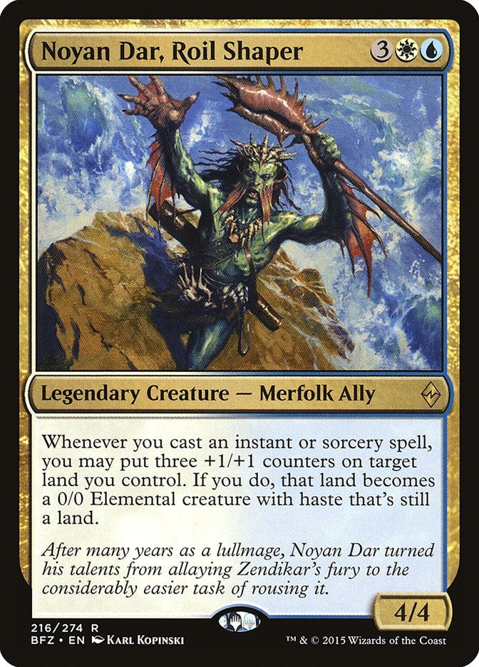 Image for Noyan Dar, Roil Shaper (216) - Magic: The Gathering