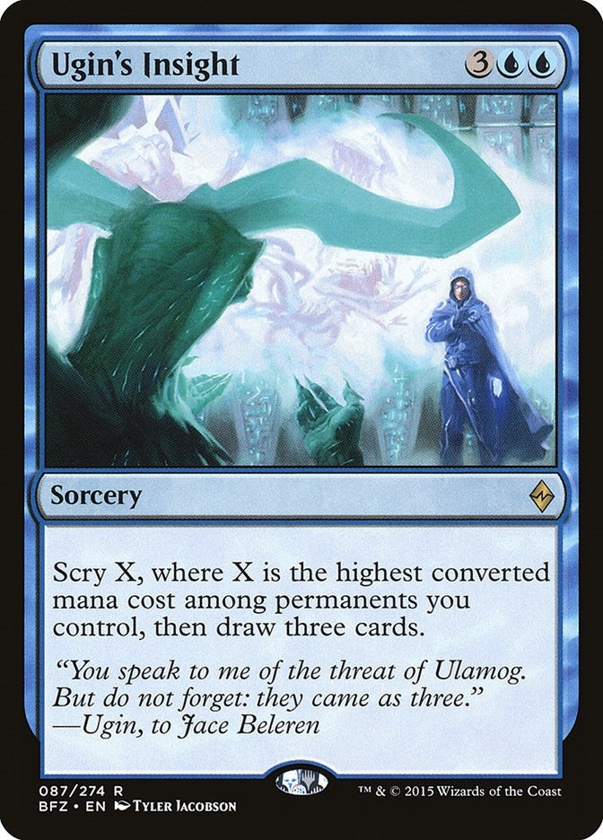 Image for Ugin's Insight (87) (BFZ) - Magic: The Gathering