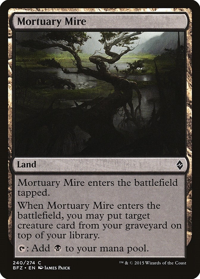 Image for Mortuary Mire (240) (BFZ) - Magic: The Gathering