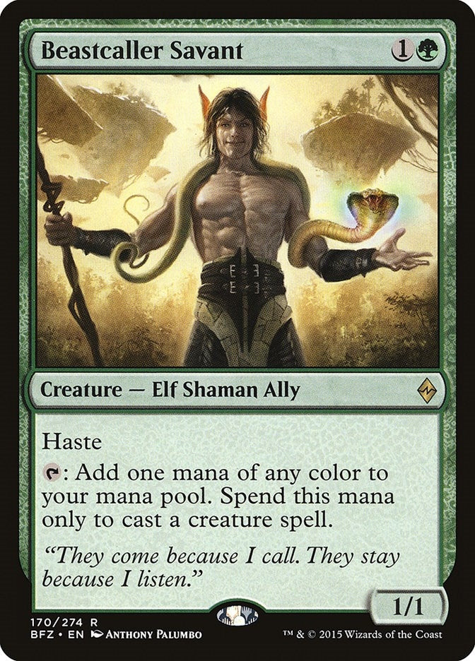Image for Beastcaller Savant (170) (BFZ) - Magic: The Gathering