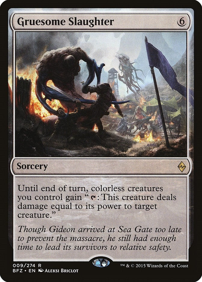 Image for Gruesome Slaughter (9) - Magic: The Gathering