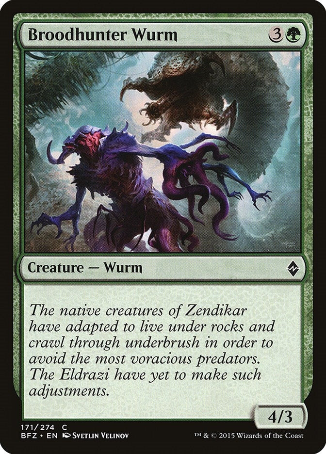 Image for Broodhunter Wurm (171) - Magic: The Gathering