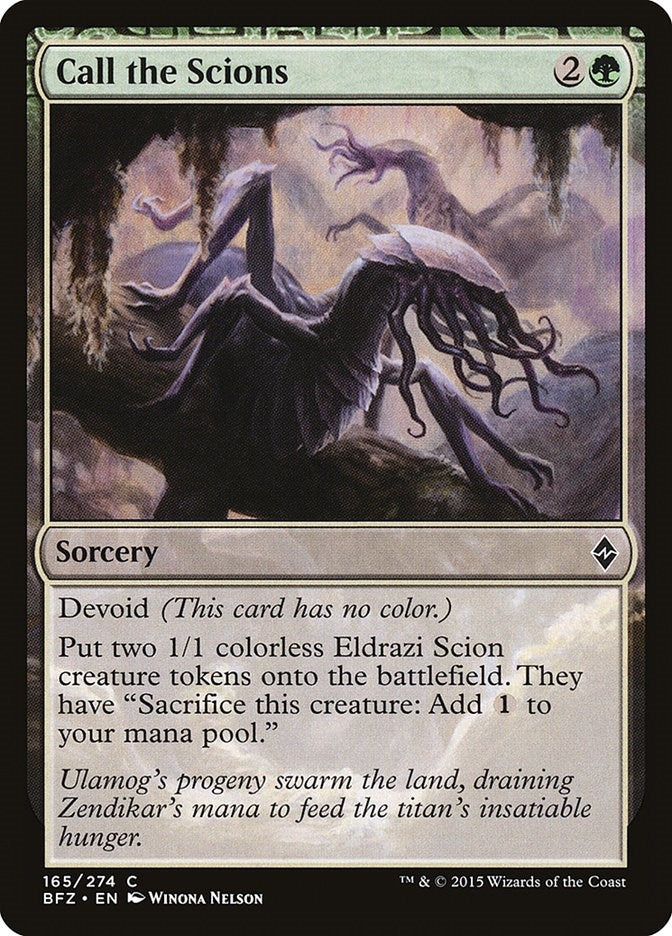Image for Call the Scions (165) (BFZ) - Magic: The Gathering