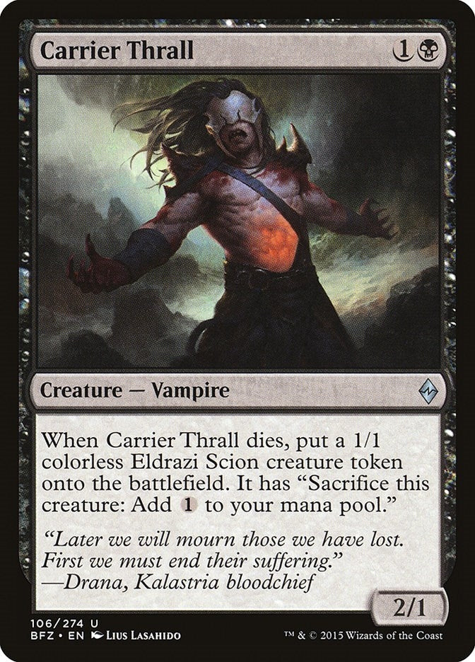 Image for Carrier Thrall (106) (BFZ) - Magic: The Gathering