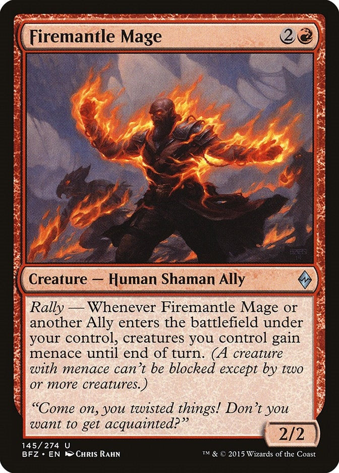 Image for Firemantle Mage (145) (BFZ) - Magic: The Gathering